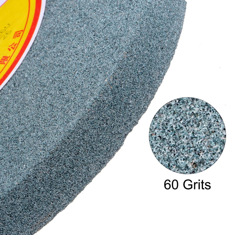 uxcell 10-Inch Bench Grinding Wheels Green Silicon Carbide GC 60