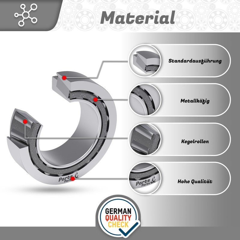 Parts and Parts Tapered Roller Bearing 639174 26 x 52