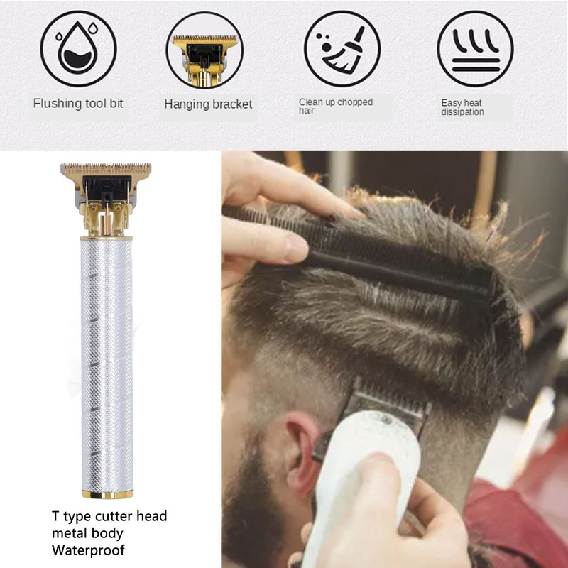 Professional Hair Clipper Trimmer Set USB Direct Charging Electric Hair