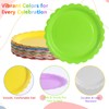ZblPyro 120pcs Rainbow Party Plates Cups and Napkins for 40