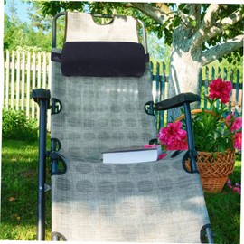 Levemolo Removable Beach Chair Headrest Pillow Support for Outdoor Chairs High-density Sponge Cushion for Neck Compact Design