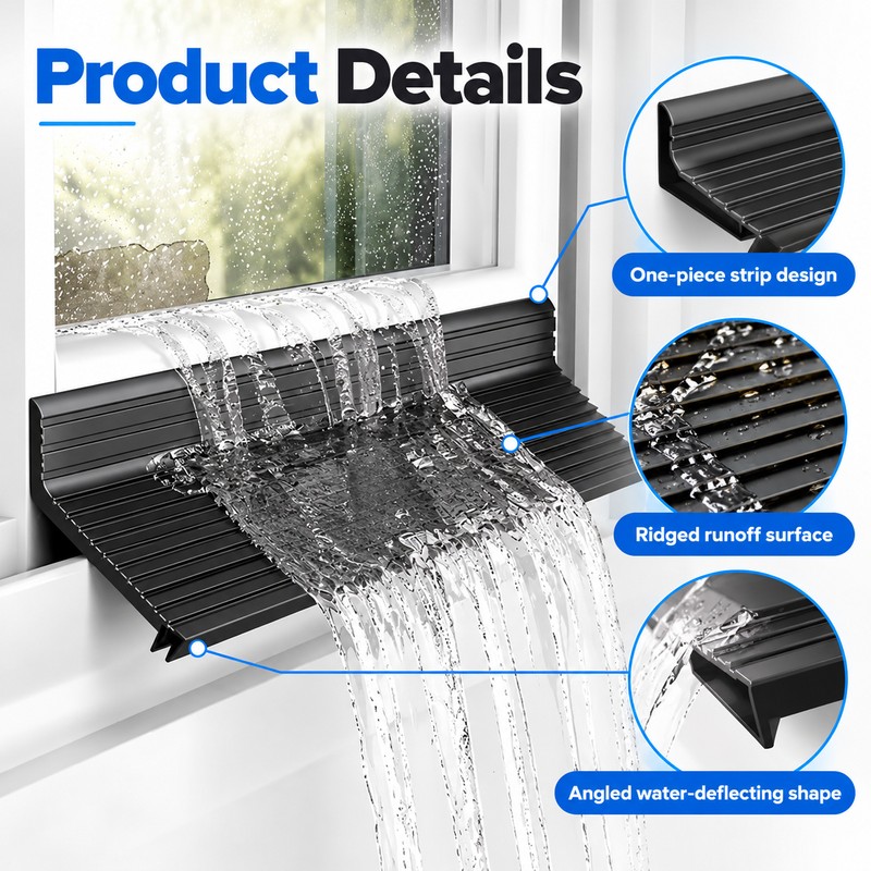 PVC Sliding Window Weather Stripping for Wind and Rain Protection