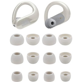 ALXCD Ear Tips Compatible with JBL Endurance Peak 3 Peak ii Peak, 6 Pairs S/M/L Sizes Replacement Soft Silicone Earbuds Tips Eartips, Compatible with BL Endurance Peak 3 6 Pairs Gray