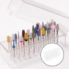 Nail Drill Holder 30 Holes Nail Bit Holder Plastic Container