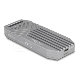 DeLOCK 42033 storage drive enclosure SSD enclosure Grey M.2