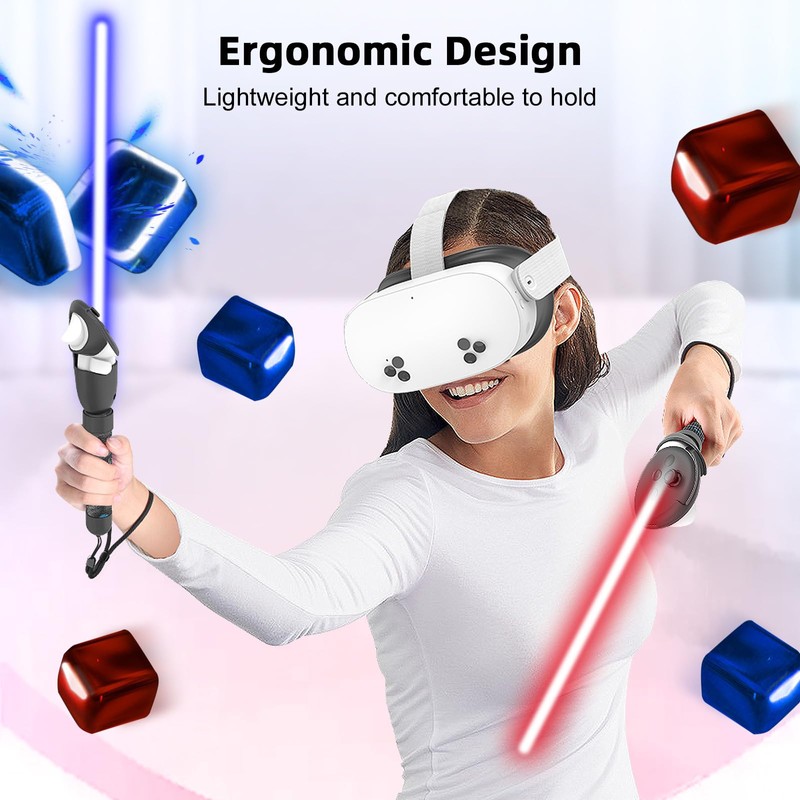 VR Handle Attachment for Meta Quest, Extension Controller Accesories, Virtual