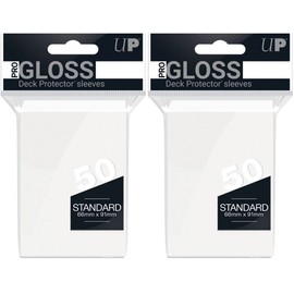 (100x) Ultra PRO White Deck Protectors Sleeves Standard MTG Colors