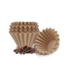 Disposable Small Coffee Filters,100PCS Unbleached Basket Coffee Paper Filter for