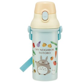 Skater PSB5SAN Children's Plastic Water Bottle, My Neighbor Totoro, Light Color, Ghibli, 16.2 fl oz (480 ml)