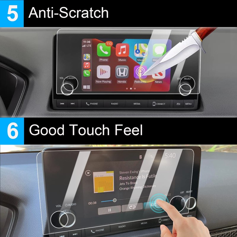 TTCR-II Screen Protector Civic 2022-2025, for 2023 2024 2025 Accord