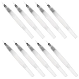 STOBOK 20 pcs Brush for Colored Markers Mm, Watercolor Art Painting, Mm Ink Gouache Pen Pencils Lettering Watercolor, Pens, Powdered Water Paint Small Refillable Filled Pigment Coloring