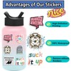 Leisitator 50 PCS Snarky Stickers, Waterproof Sarcastic Stickers Humorous Sarcasm