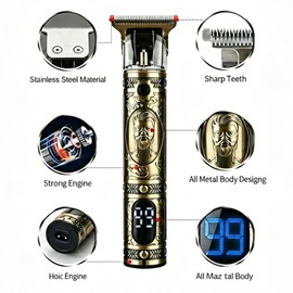 Beard Trimmer for Men, T-Blade Trimmer Zero Gap Hair Clippers