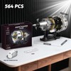 SANGQAOFU Jet Engine Model Kit That Runs, App Controlled Building