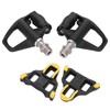 R21 Road Bike SPD-SL Self-Locking Pedals & Cleats Set -