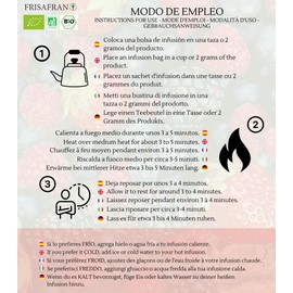 FRISAFRAN - Infusion Fruits of Organic Forest in Pyramids | Relaxing | Rich in Vitamins - 60Uds