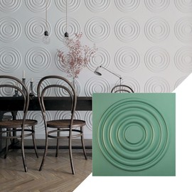 Ekena Millwork 19 5/8"W x 19 5/8"H Wade EnduraWall Decorative 3D Wall Panel, Sea Mist (Covers 2.67 Sq. Ft.