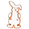 Staedter Embossing Rabbit Boy Cookie Cutter, Silver
