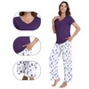 WiWi Viscose from Bamboo Pajama Sets for Women Printed Short