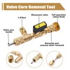 Wayona 22Pcs Valve Core Removal Tool and HVAC Service Wrench