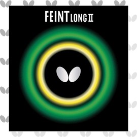 バタフライ(Butterfly) 卓球 ラバー フェイント LONG2 ツブ高 00190 レッド 薄 FLII13R