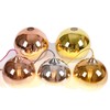 MZSUS Gradient Gold Glass Globe Pendant Light,Spherical Glass Hanging Light