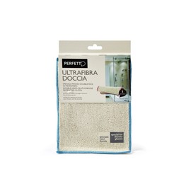 Perfetto Ultrafibre Shower Microfibre Cloth Dimension- 17 x 23 Cm, Fabric, Ghiaccio, One Size