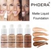 PHOERA Foundation,Flawless Soft Matte Oil Control Liquid Foundation, 24 HR