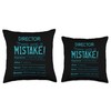 Choir Director Sopranos Alto Tenor Basses Choir teacher Throw Pillow