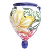 Cactus Canyon Ceramics Spanish Hand-Painted Orza Wall Flower Planter, Flor