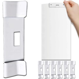 Vertical Blind Repair Vane Savers, Metal Vertical Blind Repair Tabs, Vertical Blind Repair Clips for Vertical Blinds Replacement Slats, White (6)