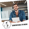 KOMBIUDA Single Ear Headset with Microphone Practical Wired Headphone for
