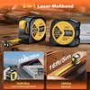 FNITAER Laser Rangefinder 50 m, 2-in-1 with 5 m Steel