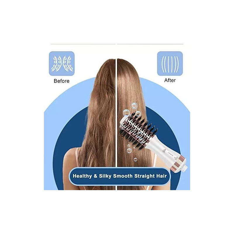 Hair Trends Cepillo Secador De Pelo Hair Trends Multifuncional -blanco