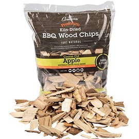 Camerons Products Smoking Chips - (Apple) ~ 2 Pound Bag, 260 cu. in. - Kiln Dried, All Natural Coarse Wood Smoker Chunks- Barbecue Chips