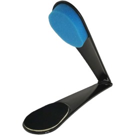 FOMIYES Aplicador de Loción para Cuerpo y Pies Mango Largo Plegable, Esponja Hidratante de Plástico Fácil de Limpiar, Adecuado para Cuidado Personal y Protección Solar