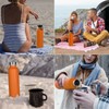 GeeRic Water Bottle 750 ml Stainless Steel Drinking Bottle Double-Walled