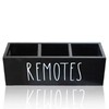 Jomeis Wooden Remote Control Holder | Table Caddy Living Room