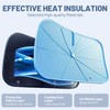 [2026 Upgraded] Car Windshield Sun Shade Umbrella(X-Small 55" L x