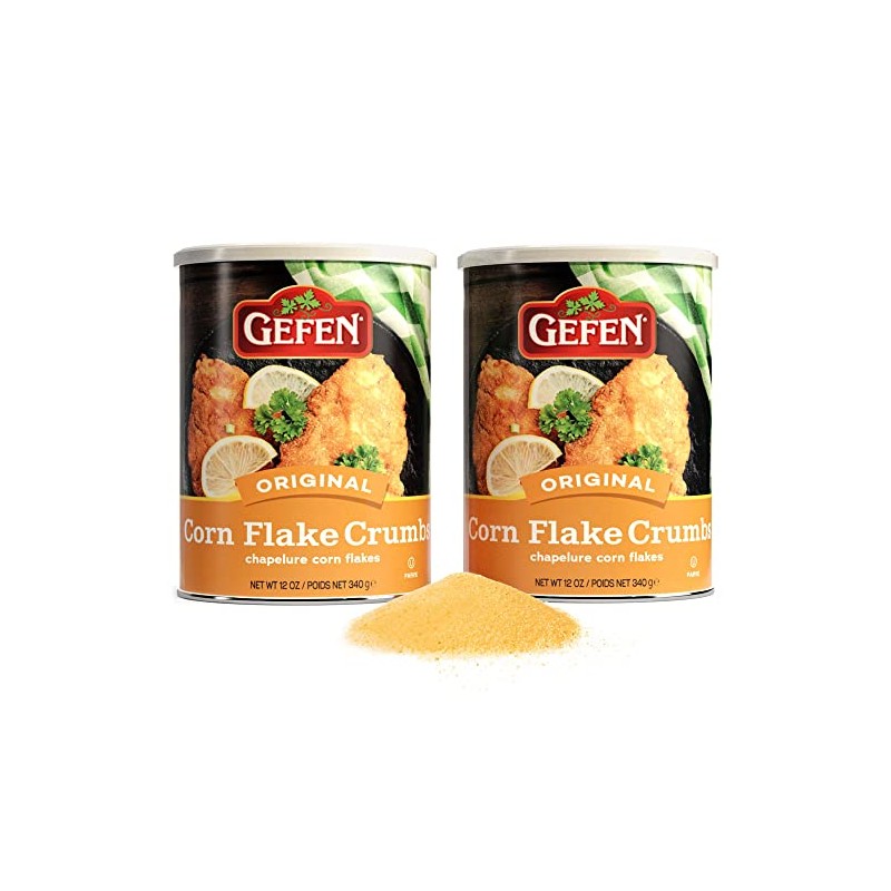 Gefen Corn Flake Crumbs, 12oz (2 Pack) Resealable containers |