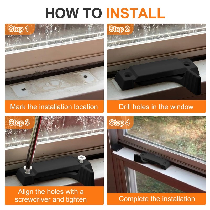 F 2589 Sash Lock for Vertical and Horizontal Sliding Windows,