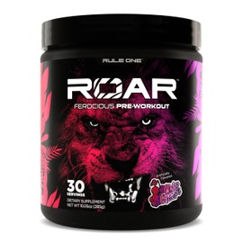 RULE ONE ROAR PRE WORKOUT PRE ENTRENO 30 SERVICIOS SABOR WILD GRAPE                                                                                   