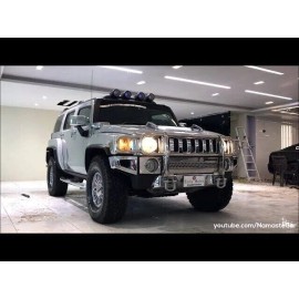 YY-AUTO Fit 2006-2010 HUMMER H3 Set Chrome Door Handle Trim Bezel Cover Cap Molding