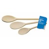 KitchenCraft Set of Three Beech Wood Spoons