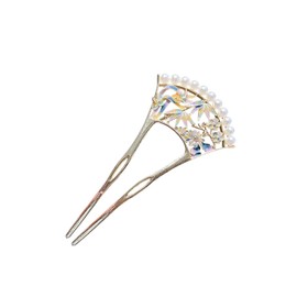 EZ PEACH Hair Ornament, Pearl, Flower Hair Comb, U-Comb, Yukata, Kimono, Yukata, Yukata, Yukata, Hair Pin, Wedding Party, Bride, etc