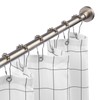 EBOATOP Shower Curtain Rod Tension- Never Rust No Drill Non-Slip