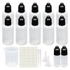 Reyshin 10 Pack 50ml Plastic Dropper Bottle, Plastic Empty Squeezable