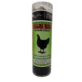 Black Chicken Prepared Candle/Gallina Negra Veladora Preparada