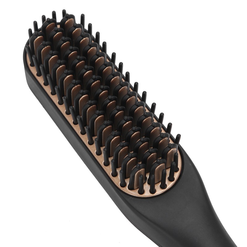 Electric Beard Straightening Comb Multifunctional Beard Straightener Brush for Men