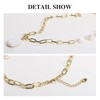 IDOKAWA 18 Inches 15 * 19MM & 8-9MM Baroque Freshwater